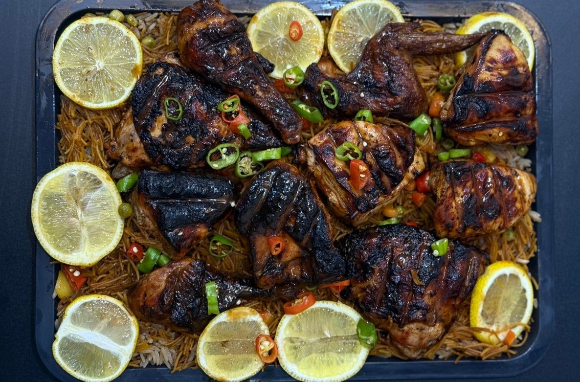 10 قطع دجاج فحم